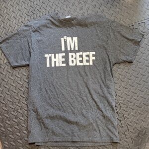 Men's Charcoal Graphic Tee - I'm The Beef